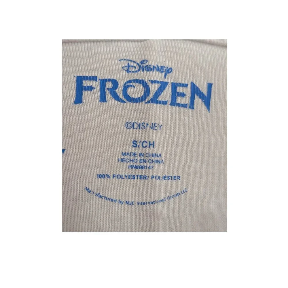 Disney Frozen Olaf Plush Fleece One-Piece Pajamas  Size S